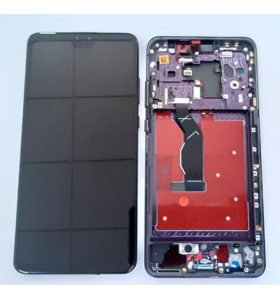 Pantalla lcd calidad oled para Huawei Mate 30 mas tactil negro mas marco lila compatible TAS-AL00 TAS-L09 TAS-L29