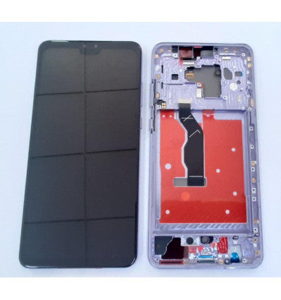 Pantalla lcd calidad oled para Huawei Mate 30 mas tactil negro mas marco plata compatible TAS-AL00 TAS-L09 TAS-L29