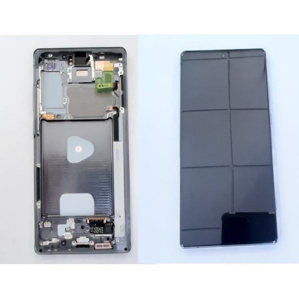 Pantalla lcd GH82-23495A Samsung Galaxy Note 20 Note 20 5G mas tactil negro mas marco mystic grey Service Pack