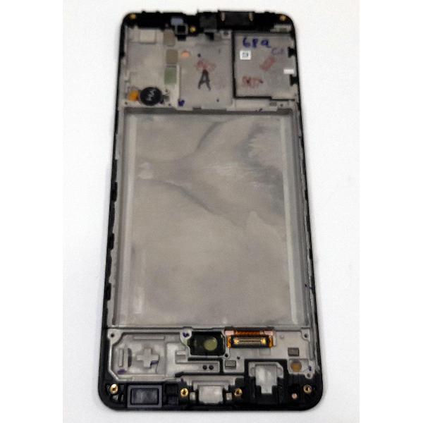 Pantalla lcd para Samsung Galaxy A31 SM-A315F SM-A315G GH82-22761A + táctil negro + marco Premium Service Pack