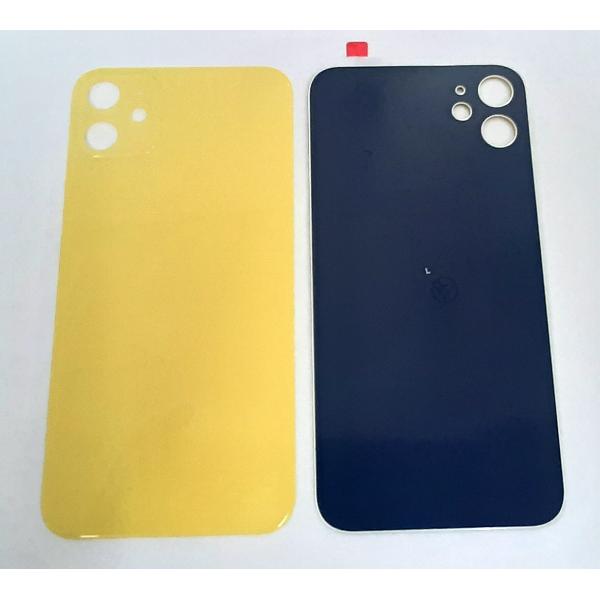 Tapa trasera o tapa bateria amarilla para Iphone 11 A2111 A2221 A2223