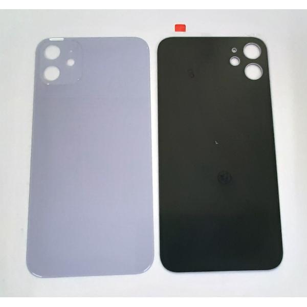 Tapa trasera o tapa bateria lila para Iphone 11 A2111 A2221 A2223