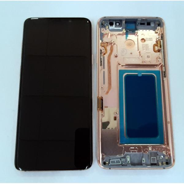 Pantalla lcd calidad oled para Samsung Galaxy S9 PLUS SM-G965F mas tactil negro mas marco dorado compatible