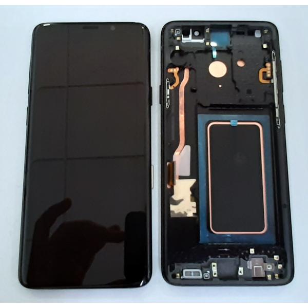 Pantalla lcd calidad oled para Samsung Galaxy S9 PLUS SM-G965F mas tactil negro mas marco negro compatible