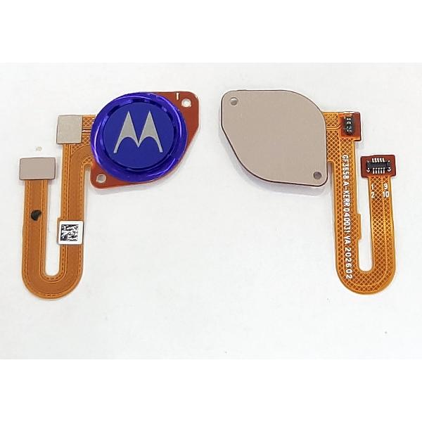 Flex boton home azul oscuro para Motorola Moto G9 Play calidad premium