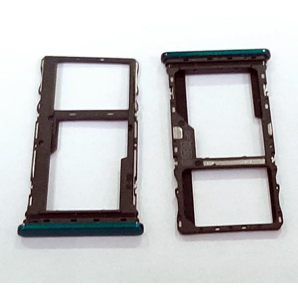 Soporte o bandeja sim verde para Motorola Moto G9 Play calidad premium