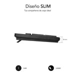 Teclado Subblim Business Slim Silencioso - PixelPlaza