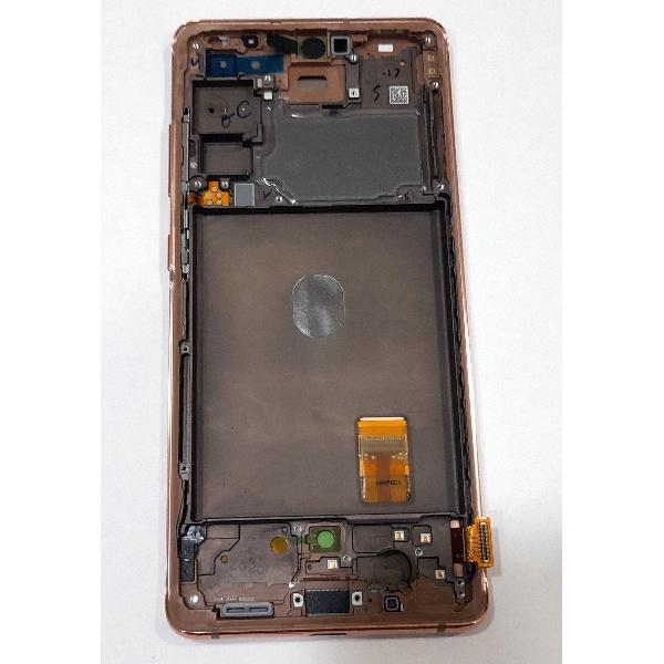 Pantalla lcd para Samsung Galaxy S20 FE 4G SM-G780 S20 FE 5G SM-G781 mas tactil negro mas marco Cloud Orange