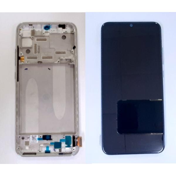 Pantalla lcd para Xiaomi Mi A3 MZB7940EU mas tactil negro mas marco plata compatible