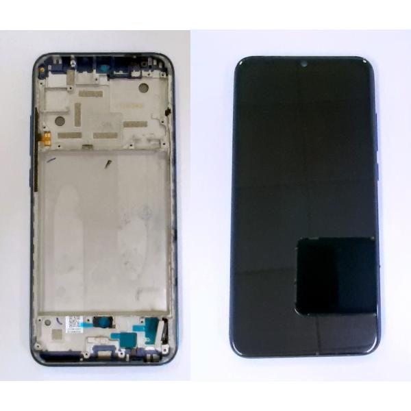 Pantalla lcd para Xiaomi Mi A3 MZB7940EU mas tactil negro mas marco azul compatible