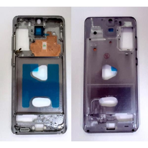 Carcasa central o marco gris para Samsung Galaxy S20 G980F SM-G980F SM-G980 calidad premium