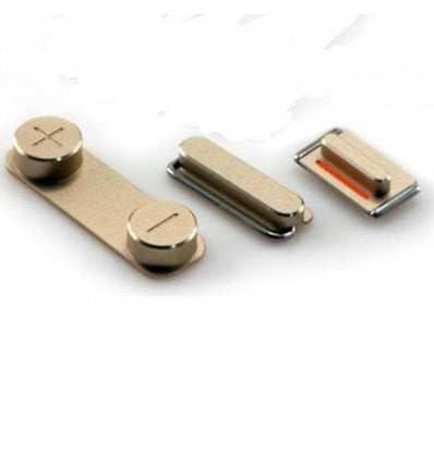 iPhone 5S SE Set 3 Piezas Botones gold premium