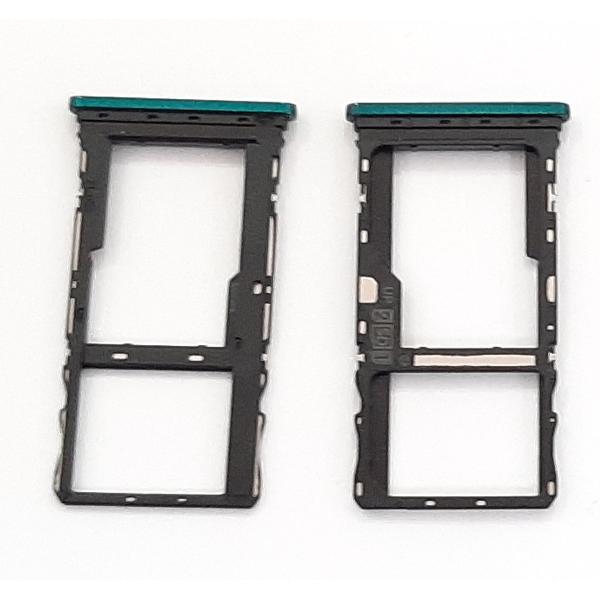 Soporte o bandeja sim verde para Motorola Moto E7 Plus calidad premium