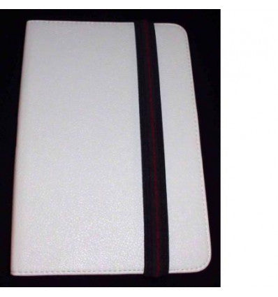 Funda Tablet Univ. 6" Liso blanco Velcro Restraint System