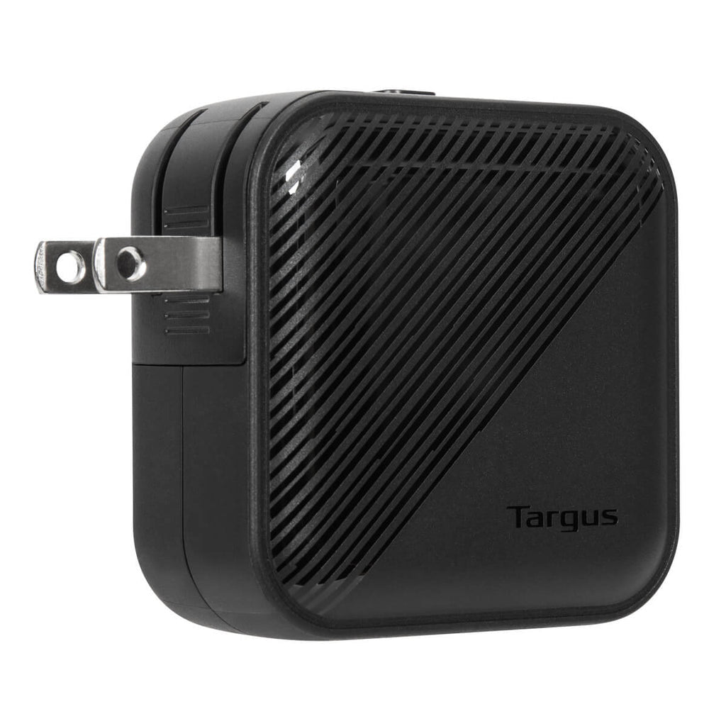 Cargador adaptador Targus gan charger 65w USB tipo c negro