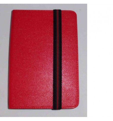 Funda Tablet Univ. 7" liso Rojo Velcro Restraint System