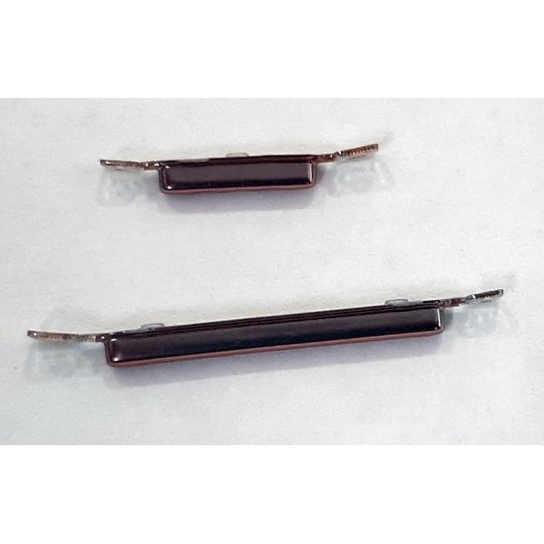 Set 2 botones dorados para Motorola Moto G9 Plus calidad premium