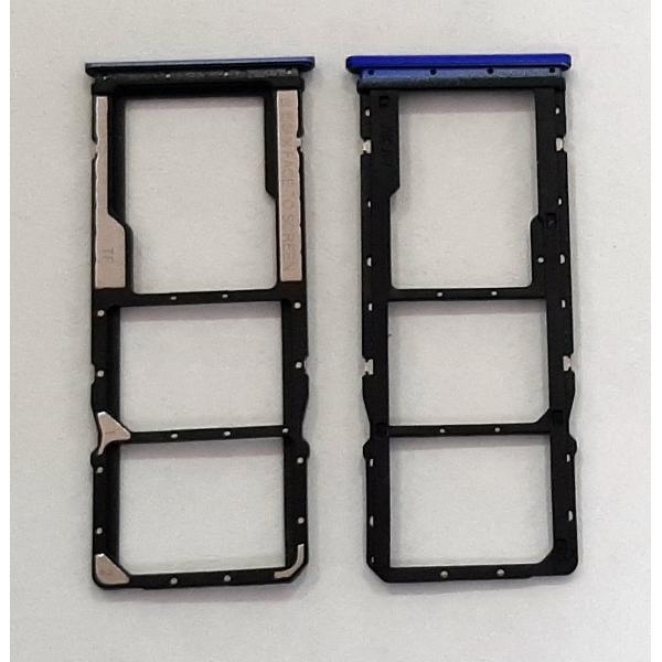 Soporte o bandeja sim azul para Xiaomi Poco M3 calidad premium