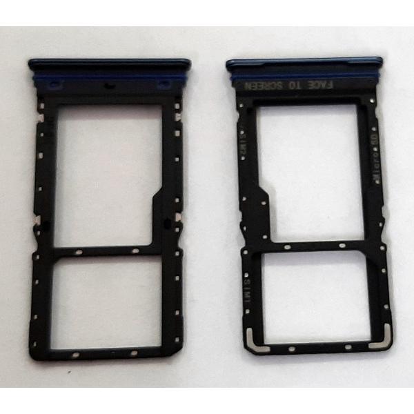 Soporte o bandeja sim azul para Xiaomi MI 10T Lite calidad premium