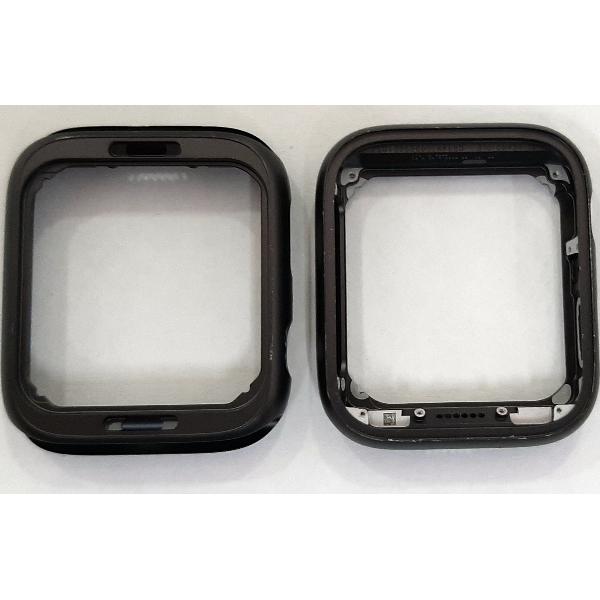 Carcasa central o marco negro para Apple Watch serie 4 44mm calidad premium