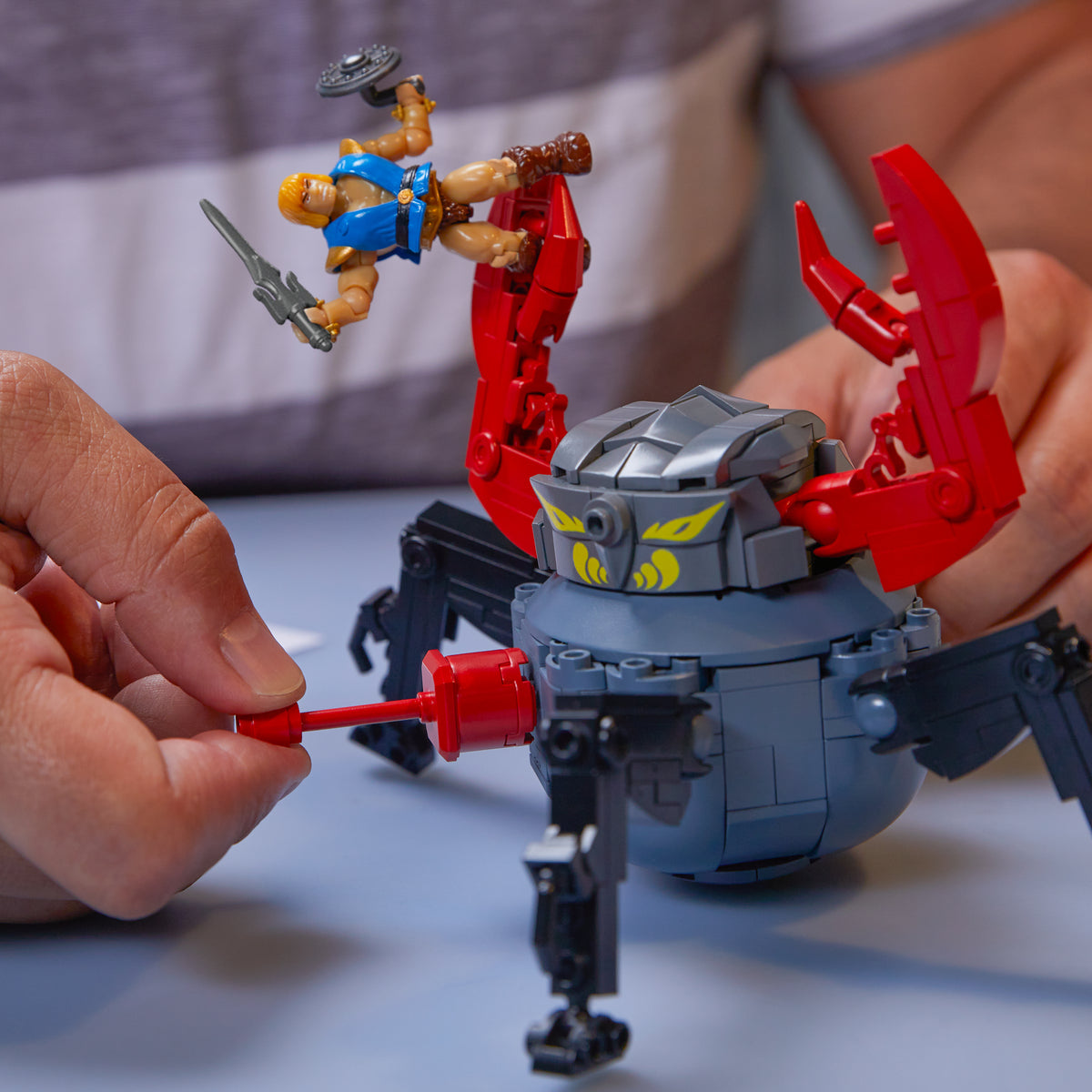 Figuras Mattel mega construx masters of the universe she - ra vs hordak & monstroid