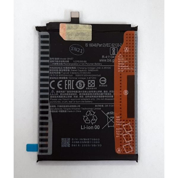 Bateria BN57 5160mah para Xiaomi Poco x3 calidad premium