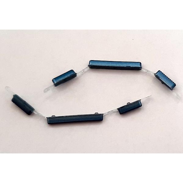 Set botones azules para Motorola Moto One Fusion Plus calidad premium