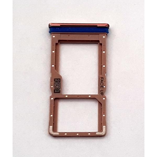 Soporte o bandeja sim dorada para Motorola Moto G8 Power calidad premium