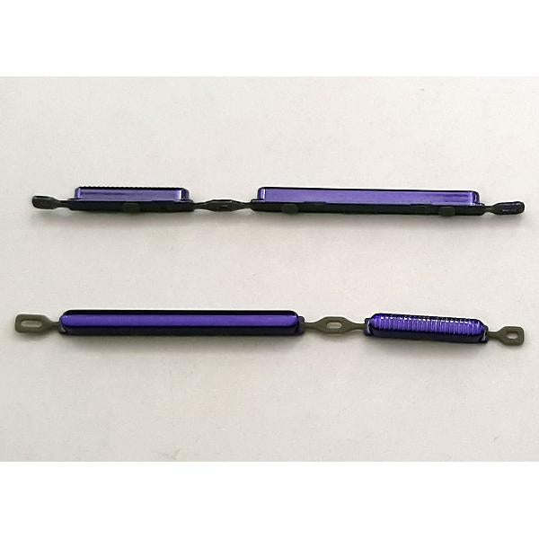 Set botones purpura para Motorola Moto G9 Power calidad premium
