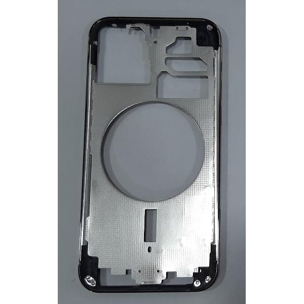 Carcasa central o marco negra para IPhone 12 Pro A2407 A2341 A2406 A2408 calidad premium