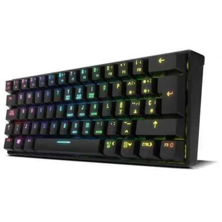 Teclado mini Krom gaming kluster RGB wireless