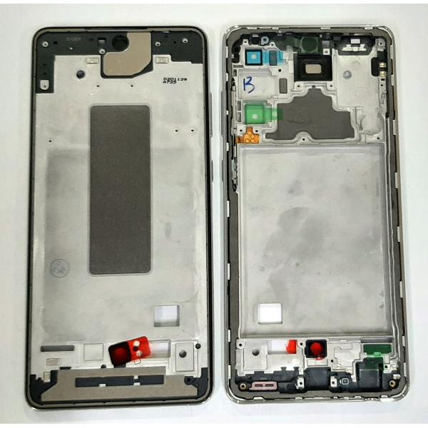 Carcasa central o marco plata para Samsung Galaxy A72 5G calidad premium