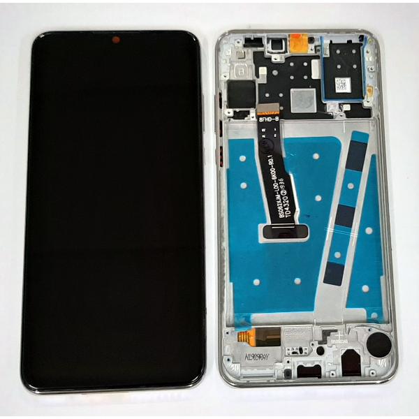Pantalla lcd para Huawei P30 Lite mas tactil negro mas marco plata compatible Nova 4E p30lite P30 Lite 2020 mar-lx1