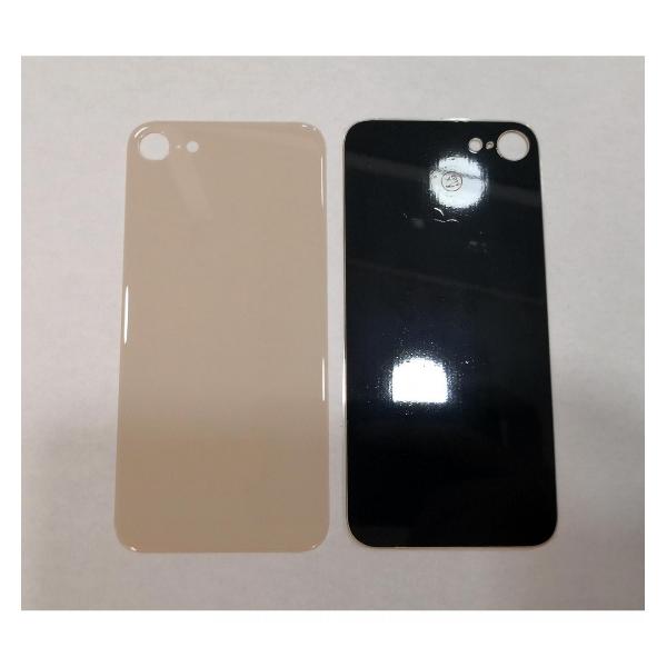Tapa trasera o tapa bateria dorada facil instalacion para IPhone 8 A1863 A1905 A1906