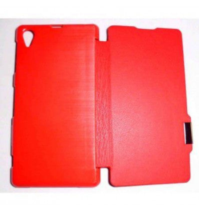 Sony Xperia Z1 L39H Flip Cover con iman Rojo