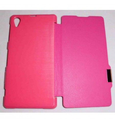 Sony Xperia Z1 L39H Flip Cover con iman Rosa