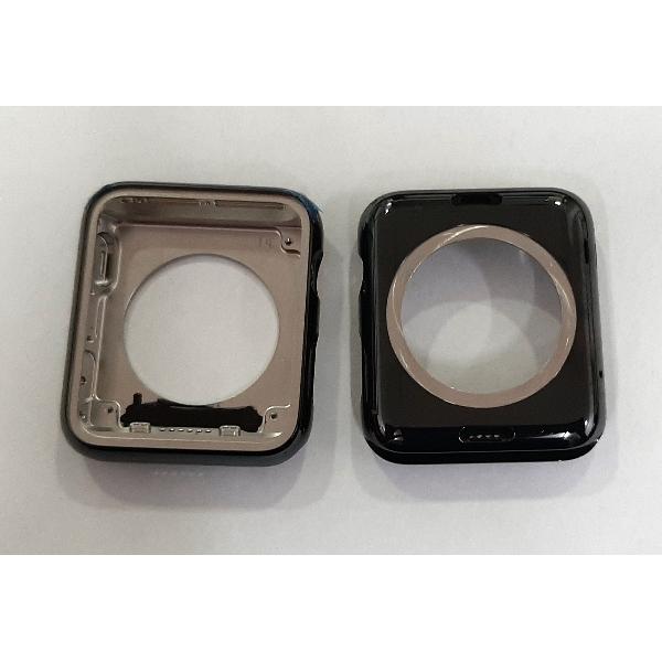 Carcasa trasera negra para Apple Watch 42mm serie 1 calidad premium