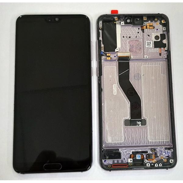 Pantalla lcd para Huawei P20 Pro mas tactil negro mas marco lila calidad premium CLT-AL01 CLT-AL00 CLT-L29 CLT-L29C