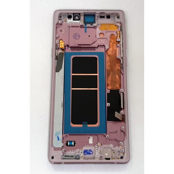Pantalla lcd calidad oled para Samsung Galaxy Note 9 N960Fmas tactil negro mas marco purpura compatible