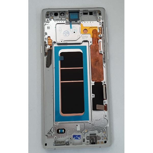 Pantalla lcd calidad oled para Samsung Galaxy Note 9 N960F mas tactil negro mas marco plata compatible