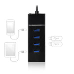 Hub Ewent 4 puertos USB 3.2 - USB tipo c