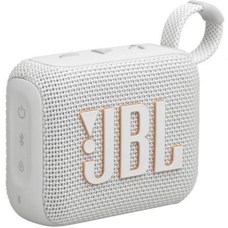 Altavoz con Bluetooth JBL GO 4/ 4.2W/ 1.0/ Blanco - PixelPlaza