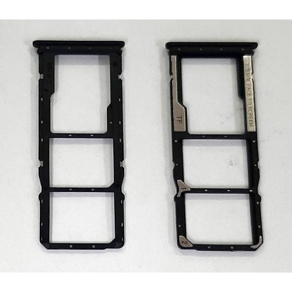 Soporte o bandeja dual sim negra para Xiaomi Redmi 9C calidad premium