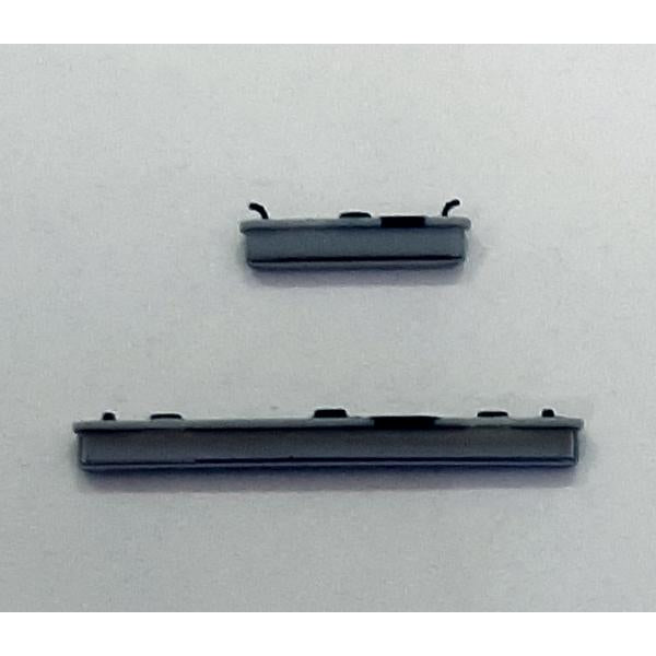 Set 2 botones gris para Samsung Galaxy A71 A715 calidad premium