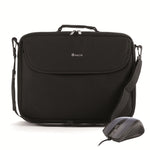 Maletín + Ratón Monray Bureau Kit para Portátiles hasta 16"/ Negro