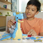 Figura Mattel mega construx pokemon lapras 527 piezas