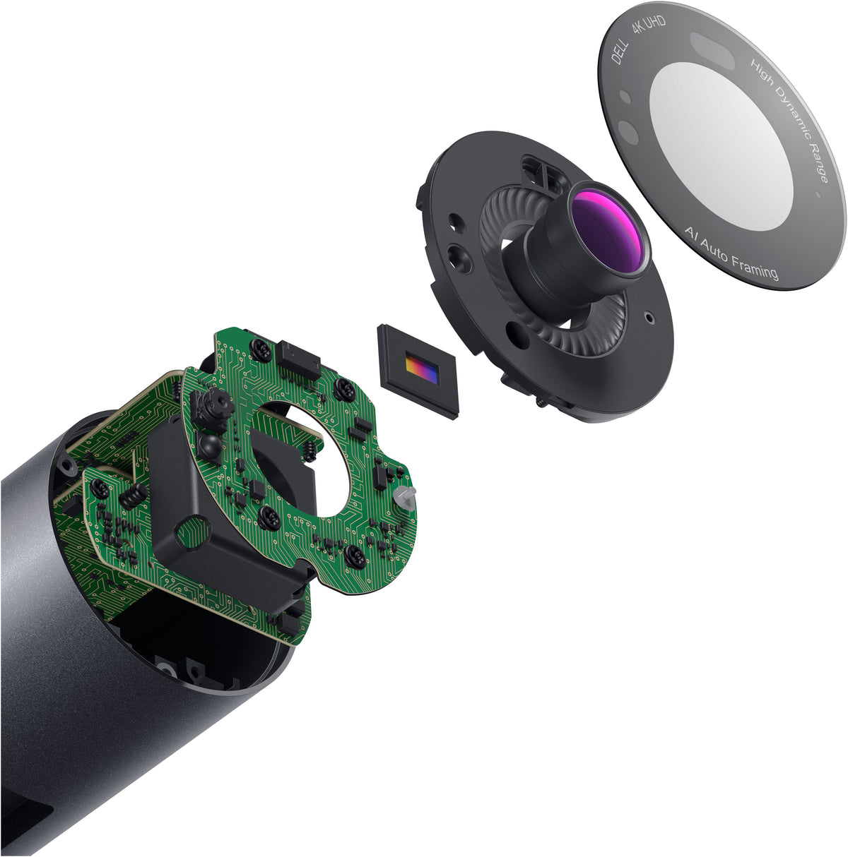 Webcam Dell ultrasharp wb7022 - demea 4K UHD - 8.3mpx - USB