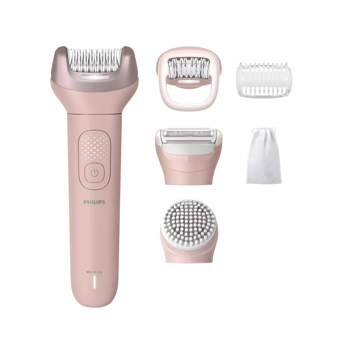Depiladora Philips Epilator Series 9000 BRE718/ con Batería/ 6 Accesorios