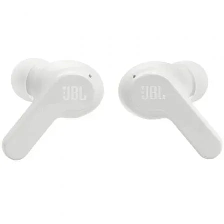 Auriculares Bluetooth JBL Wave Beam con estuche de carga/ Autonomía 8h/ Blanco - PixelPlaza
