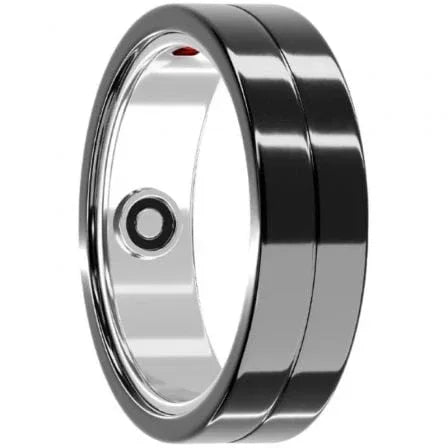 Anillo Inteligente Maxcom MR100 Talla 9/60/ Ø19.1mm/ Notificaciones/ Frecuencia Cardíaca/ Negro - PixelPlaza